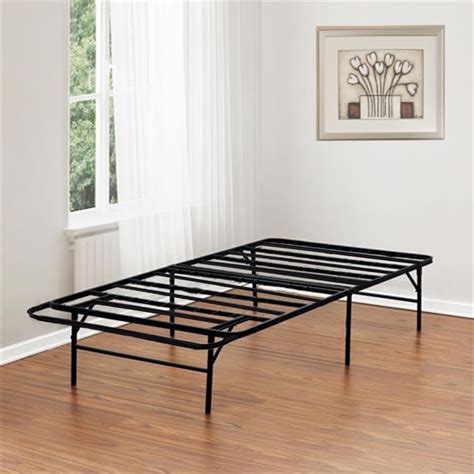 lucid folding box spring in metal|Foldable Metal Platform Bed Frame and Mattress Foundation .